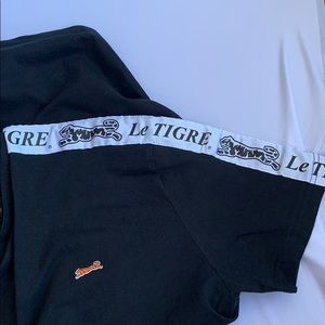 Le Tigre Black Tape T Shirt Large
